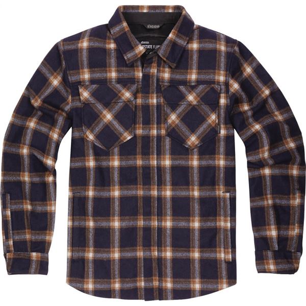 Icon Upstate Armored Flannel Riding Shirt