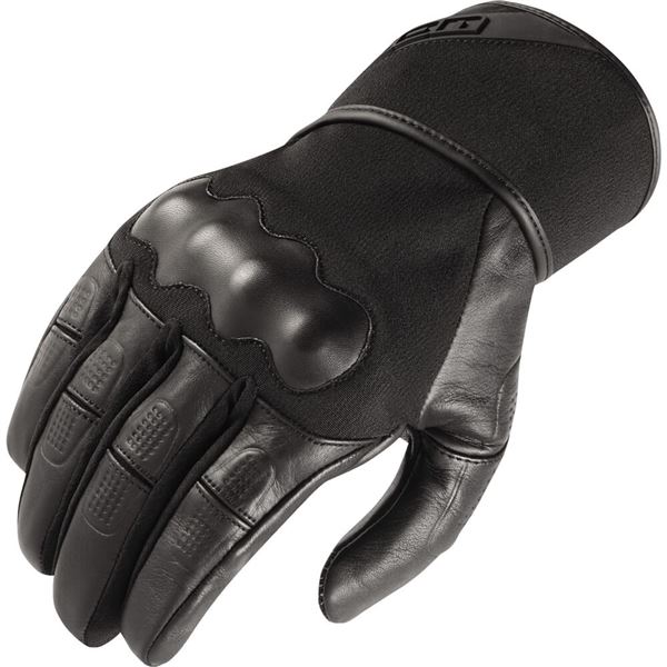 Icon Tarmac Leather / Textile Gloves