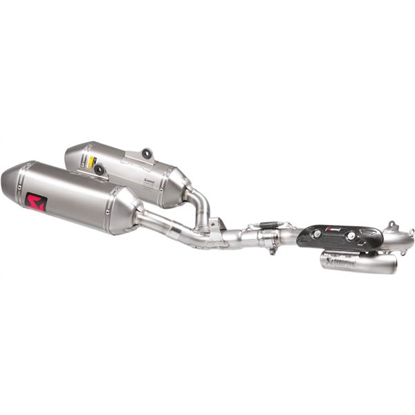 Akrapovic Racing Line Titanium Dual Exhaust System - S-H2MR9-QTA - Full System