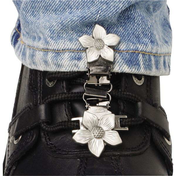 Ryder Clips Flower Laced Boot To Pants Clips