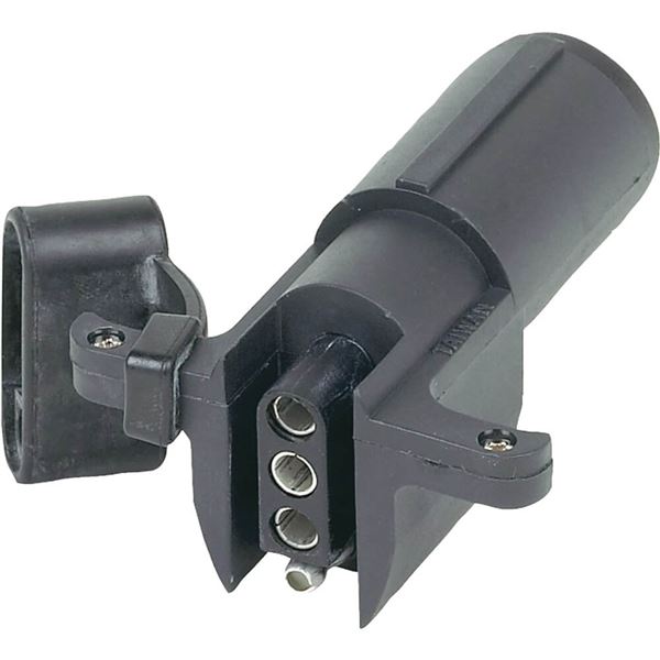 Hopkins 6-way Round to 4-way Flat Trailer Adapter