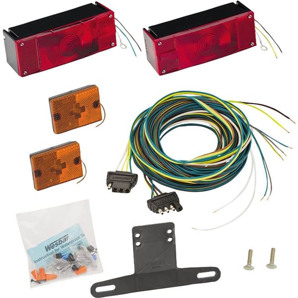 Wesbar Submersible Rectangular Trailer Taillight Kit