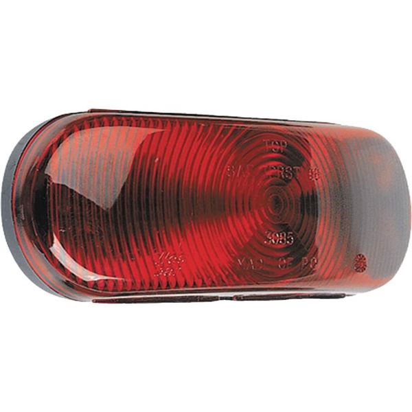 Wesbar Waterproof Oval Trailer Taillight Assembly With Grommet And Connector