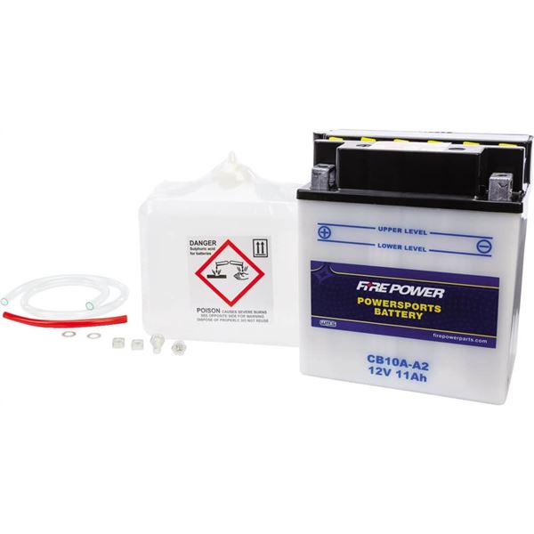 Fire Power CB10A-A2 12V Heavy Duty Battery With Acid Pack