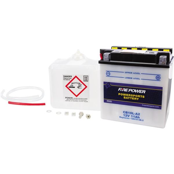 Fire Power CB10L-A2 12V Heavy Duty Battery With Acid Pack