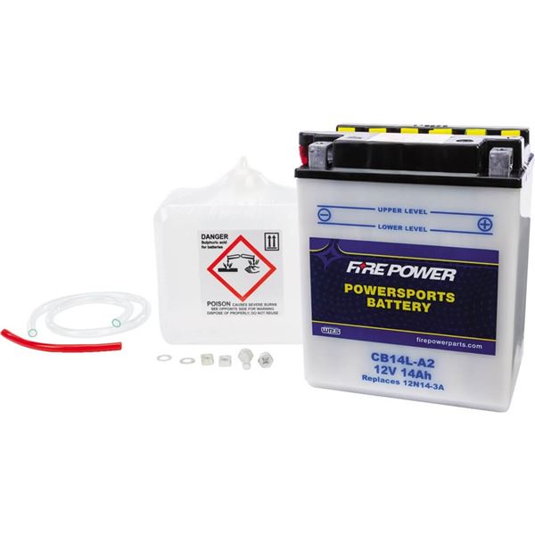 Fire Power CB14L-A2 12V Heavy Duty Battery With Acid Pack