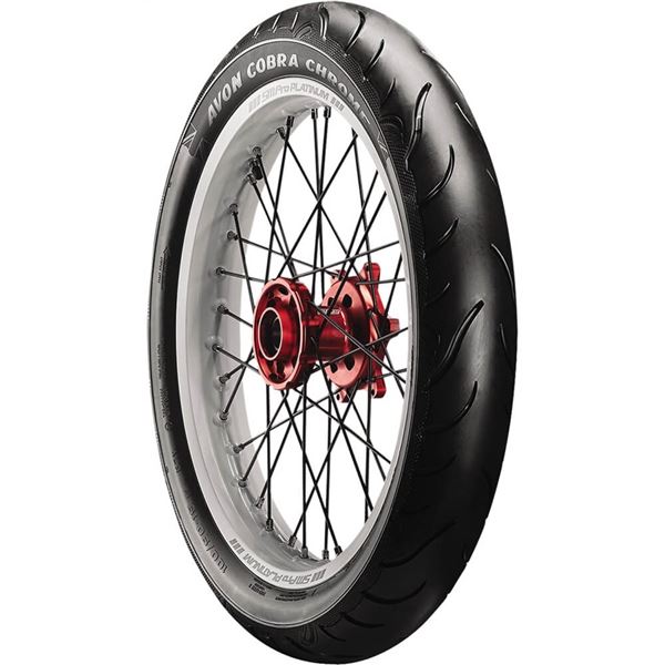 Avon AV91 Cobra Chrome Bias Reinforced Trike Front Tire