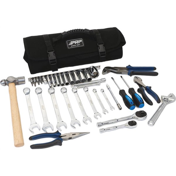 PRP Seats Roll Up Tool Bag With 35 Piece Tool Set