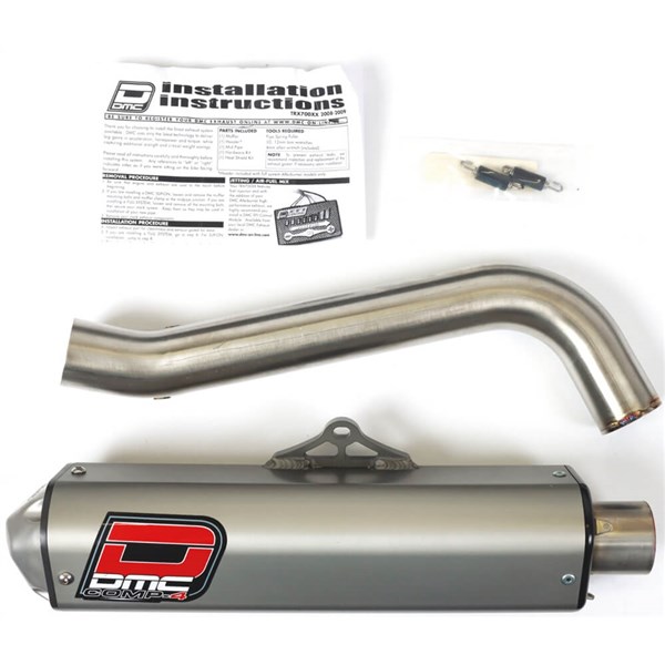 DMC Exhaust Afterburner Comp Slip-On Exhaust For Honda TRX700XX