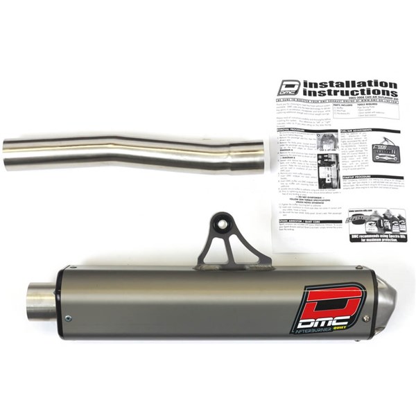DMC Exhaust Afterburner Quiet Slip-On Exhaust For Can-Am Outlander 800