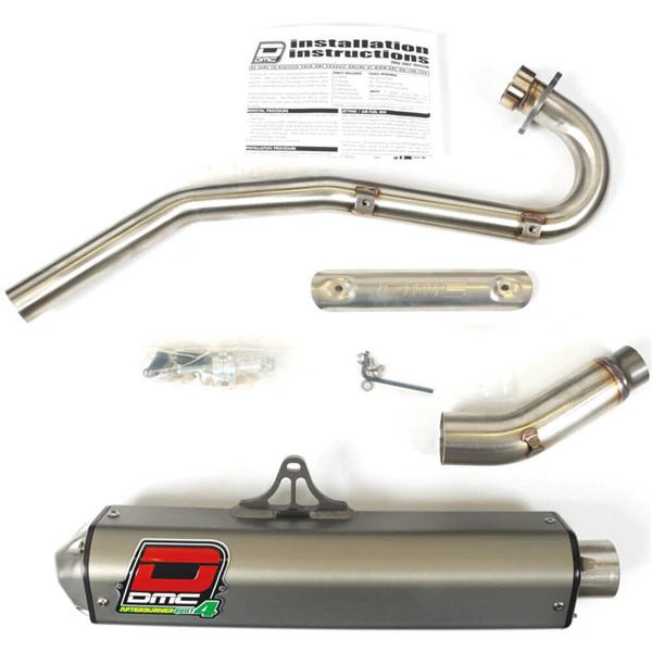 DMC Exhaust Afterburner Quiet Complete Exhaust System For Honda TRX450R