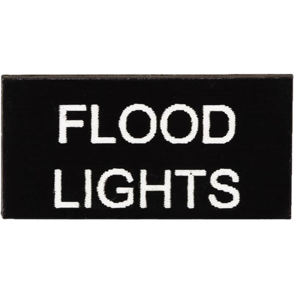 K4 Flood Lights Dash I.D. Label