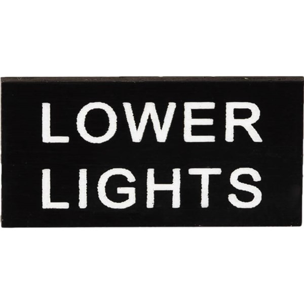 K4 Lower Lights Dash I.D. Label
