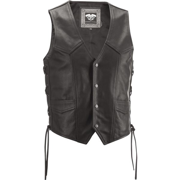 Highway 21 Six Shooter Leather Vest