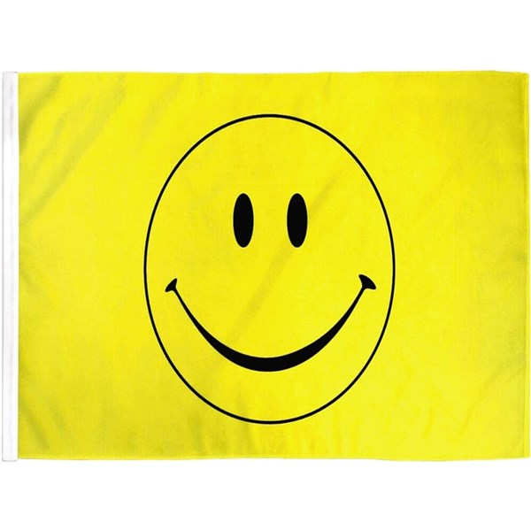 Stiffy Legal Happy Face Replacement Flag