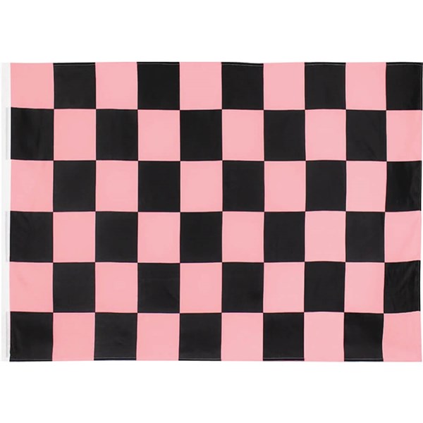 Stiffy Legal Black / Pink Checkered Replacement Flag