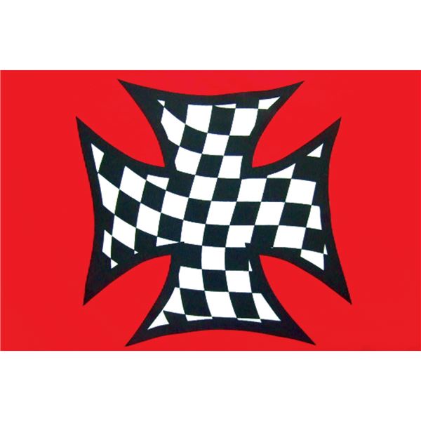 Stiffy Legal Checkered Maltese Replacement Flag