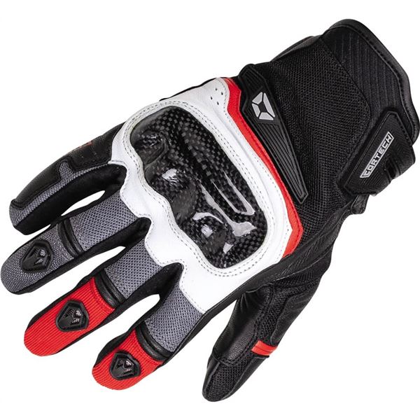 Cortech Speedway Collection Sonic-Flo Vented Leather / Textile Gloves