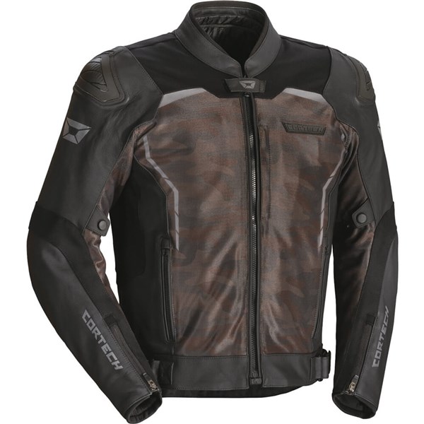 Cortech Speedway Collection Vader Camo Leather / Textile Jacket
