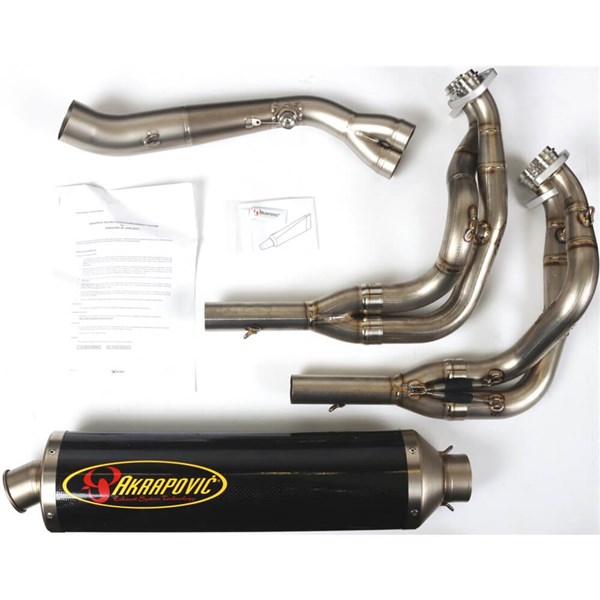 Akrapovic Evolution Complete Exhaust System For Kawasaki ZX6R