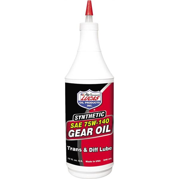 Lucas Oil Synthetic 75W140 Gear Oil