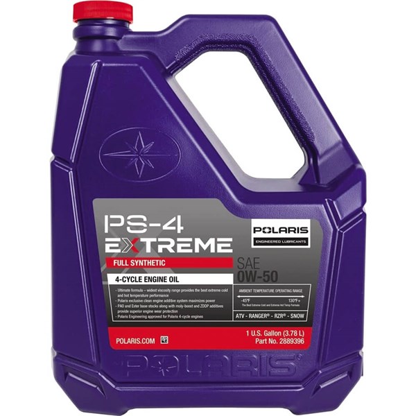 Polaris PS4 Extreme Duty 10W50 Full Synthetic Oil | ChapMoto.com
