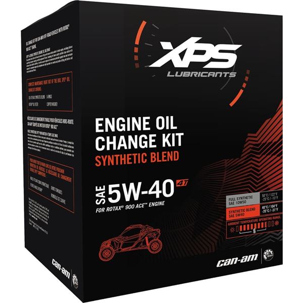 Can-Am Accessories XPS 4T 5W40 Semi-Synthetic Oil Change Kit