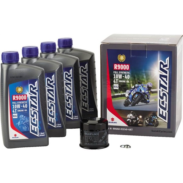 Suzuki OEM Oil Change Kit For 2016-2021 GSX-S1000 – 10w40 Full Synthetic