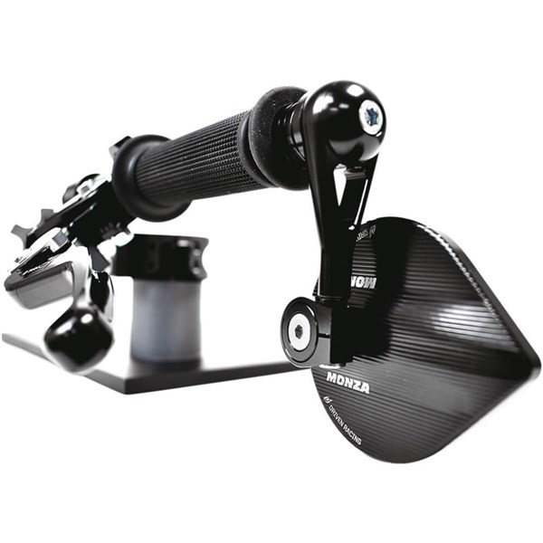 Driven Racing MONZA Bar End Mirror - Cat Eye - Black - Left / Right