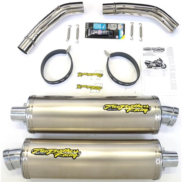 Two Brothers Racing M-5 Dual Slip-On Exhaust System Honda ST1300