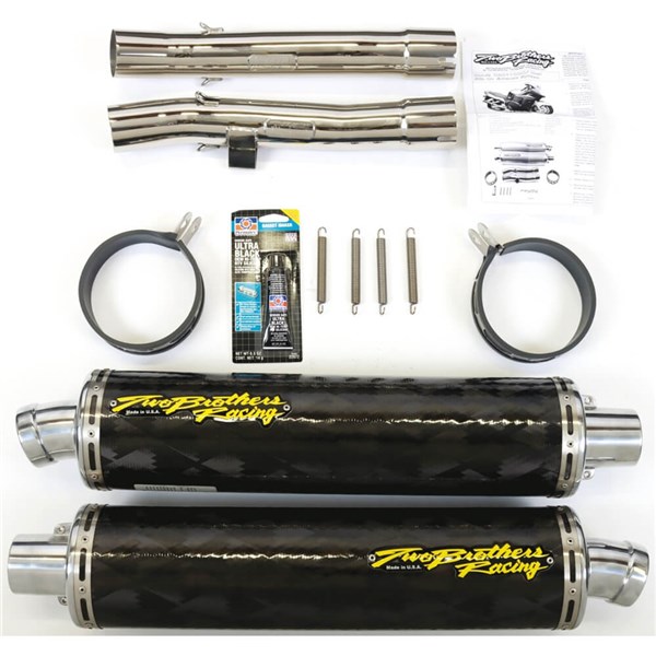 Two Brothers Racing M-5 Dual Slip-On Exhaust System For Honda CBR1100XX