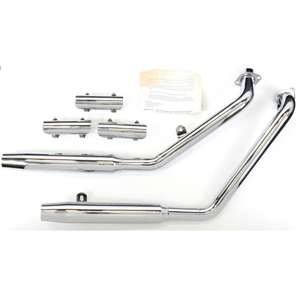 Cobra Boulevard Tapered Tip Complete Exhaust System For Honda VT1100