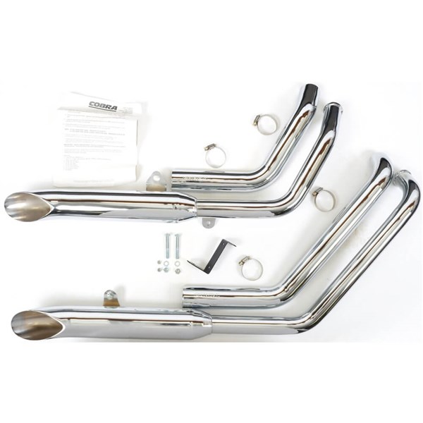 Cobra Boulevard Turn Out Slip-On Exhaust For Kawasaki Vulcan VN1500