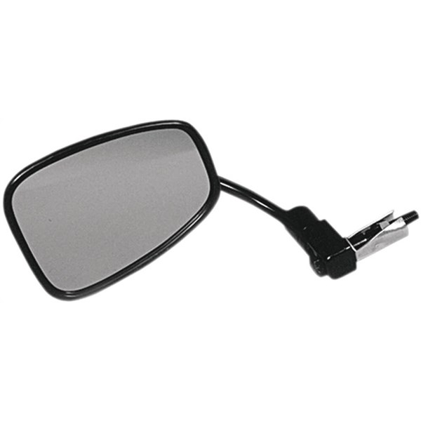Emgo Universal Bar End Mirror - Rectangle - Black - Left / Right