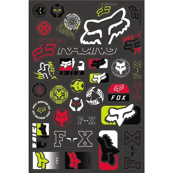 Fox Racing Fallout Sticker Sheet