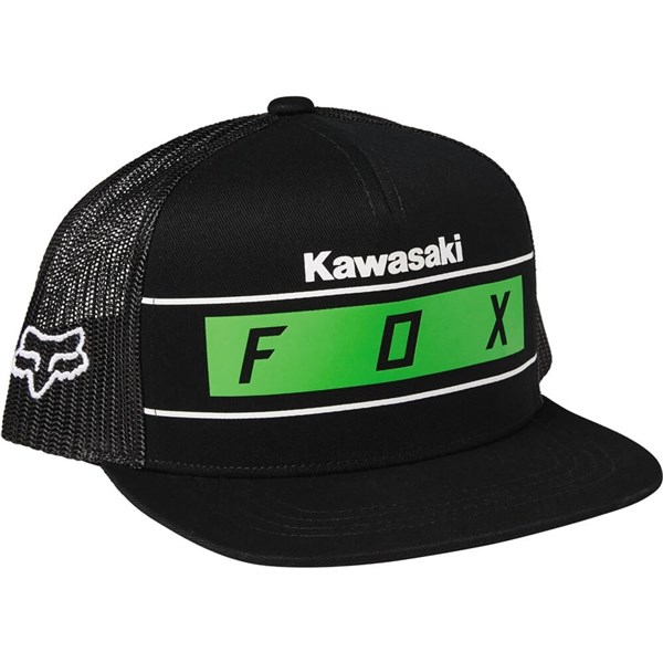 Fox Racing Kawasaki Stripes Youth Snapback Trucker Hat