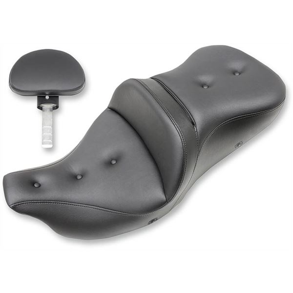 Saddlemen Extended Reach Roadsofa Heated Pillow Top Seat With Backrest