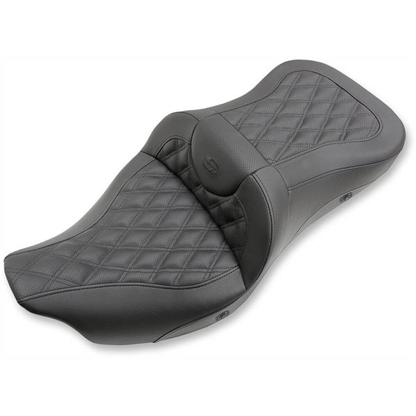 Saddlemen Extended Reach Roadsofa Heated Lattice Stitch Seat