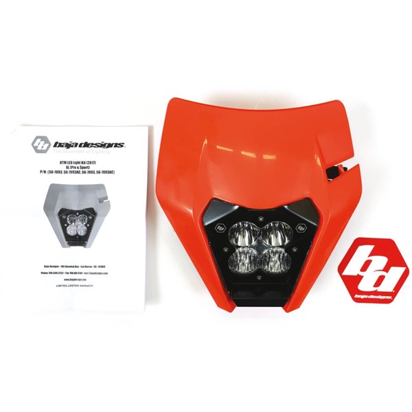 Baja Designs XL Pro AC Power KTM L.E.D. Headlight Kit