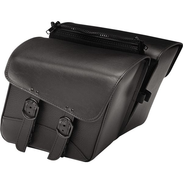 Willie And Max Black Jack Compact Slant Saddlebags