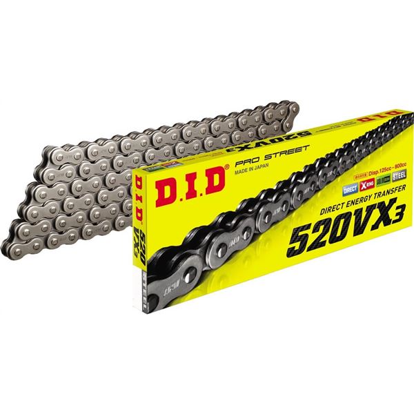 D.I.D 520VX3 Series Pro-Street X-Ring Chain