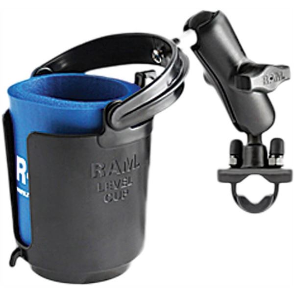 RAM Mounts Self Leveling Cup Holder with U-Bolt Mount