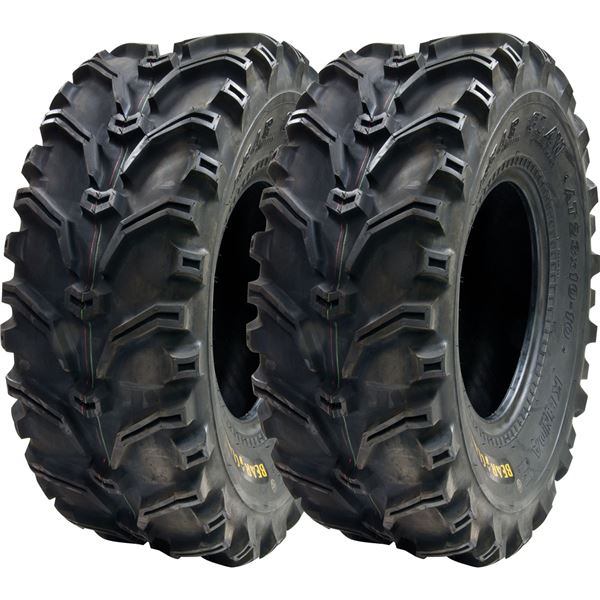 22x8-10 KENDA BEARCLAW K299 MUD SNOW ATV UTV TIRES (SET OF 2) 22-8-10 22x8x10 | KDBC22X8-10P