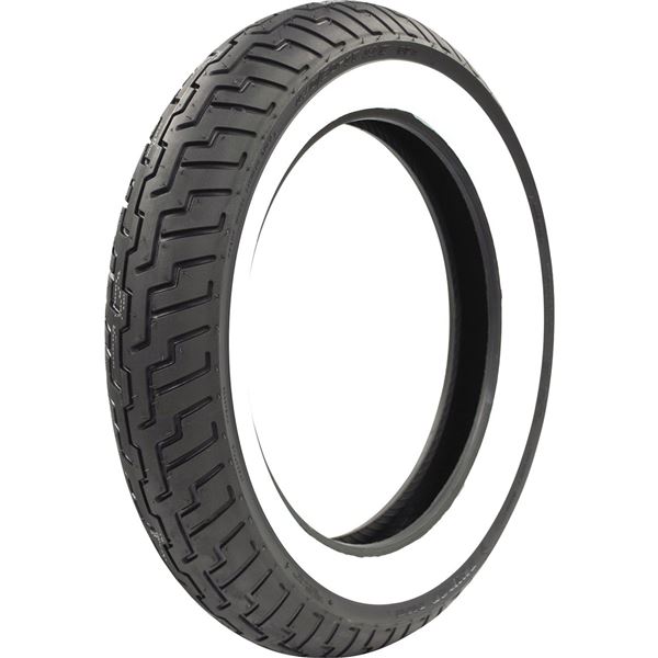 Dunlop D404 Wide White Wall Front Tire