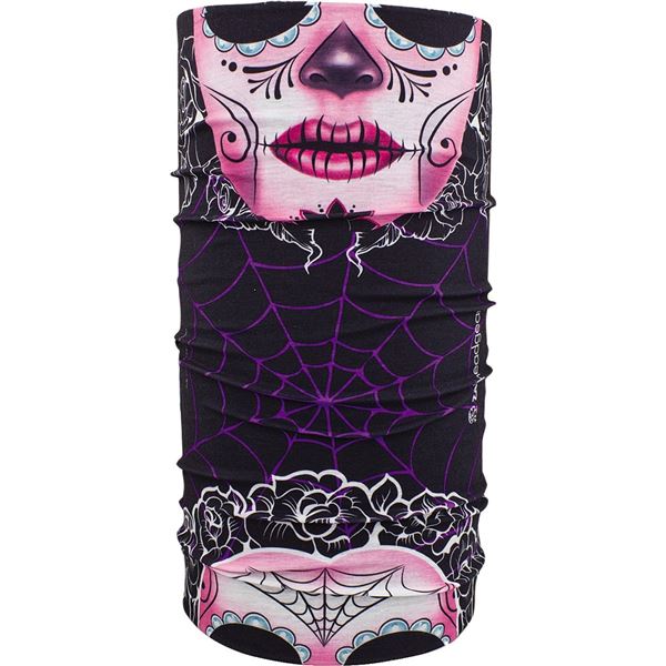 Zan Headgear Sugar Skull Motley Tube