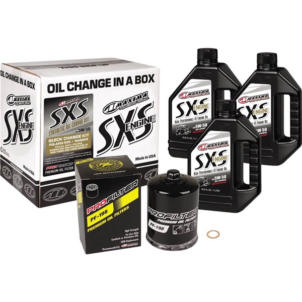 Maxima SXS Synthetic Oil Quick Change Kit