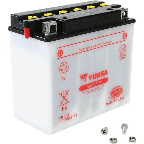 Yuasa YB18-A Yumicron 12V Battery, YUAM2281Y