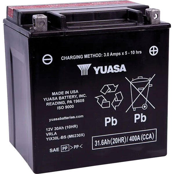 Yuasa Maintenance Free VRLA Battery | ChapMoto.com