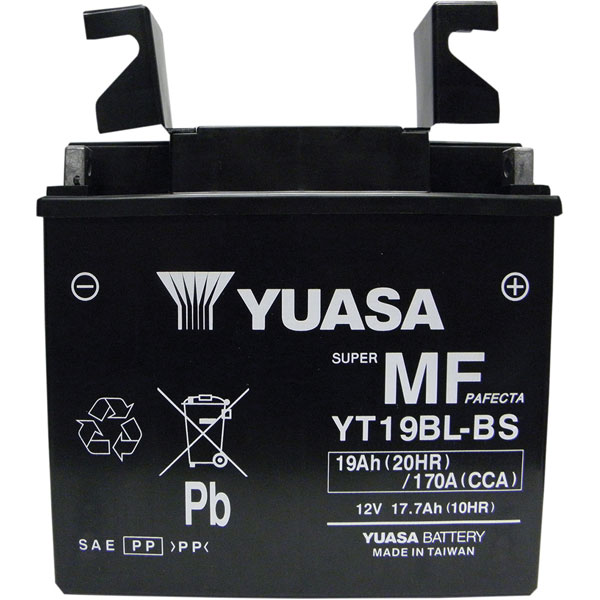 Yuasa YT19BL-BS AGM Maintenance Free Battery, YUAM6219BL