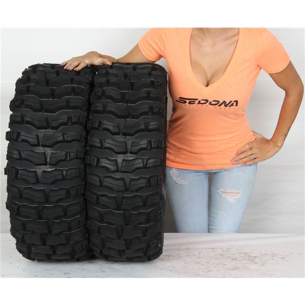 26x9R-14 SEDONA BUZZ SAW R / T TIRES (SET OF 2) ATV UTV 26x9x14 26-9-14 | BS269R14
